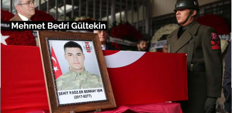 Alevi askerin cenaze töreni