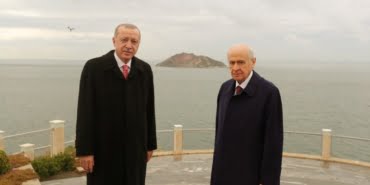 Cumhurbaşkanı Erdoğan ve MHP Genel Başkanı Bahçeli, Demokrasi ve Özgürlükler Adası'nı gezdi