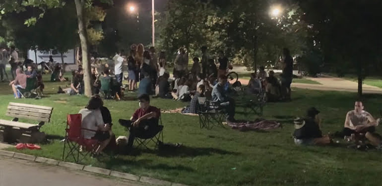 Moda sahilinde dans edip kuralları hiçe sayanlara ceza yağdı
