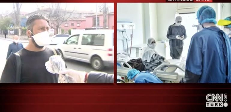 Korona hastalarını görüntüleyen muhabir tanık olduklarını anlattı