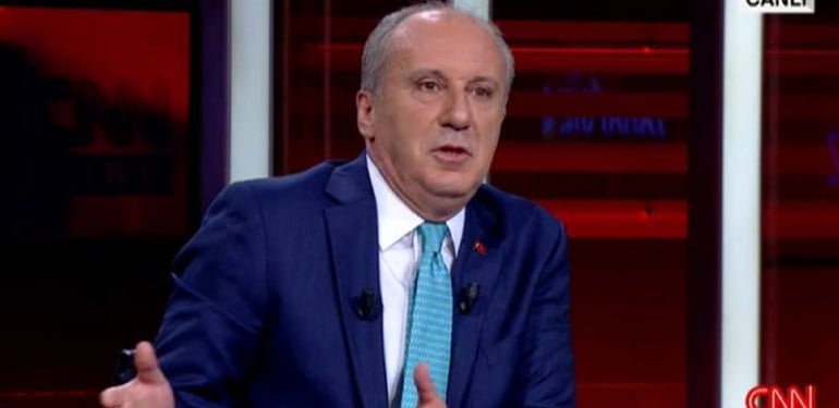 Muharrem İnce’den ‘Erdoğan’la görüşen CHP’li’ açıklaması