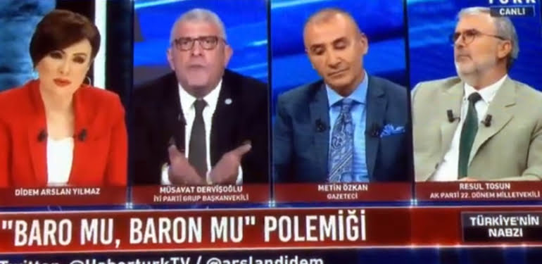 Habertürk’te ortalık karıştı! ‘Yav sen ne kadar boş bir adamsın be’