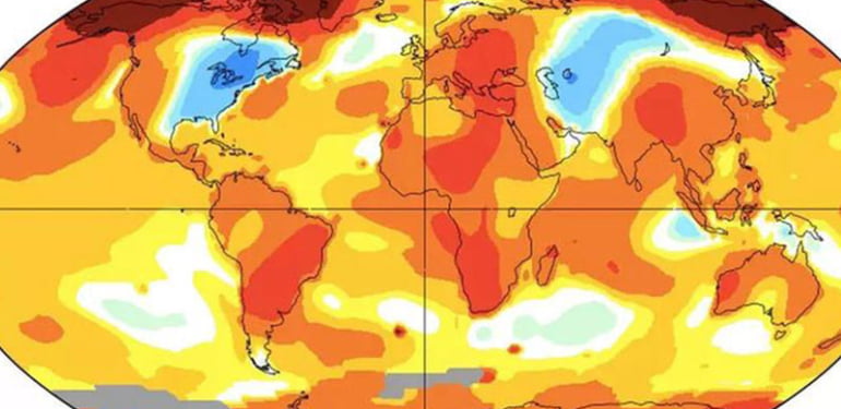 NASA’nın paylaştığı harita korkuttu! Dünyanın ateşi düşmüyor
