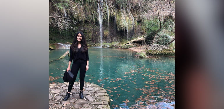 Nazlı’nın hayatını kaybettiği kaza, kamerada