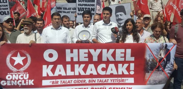 Talat Paşa’nın katilinin heykelinin dikilmesine sert tepki