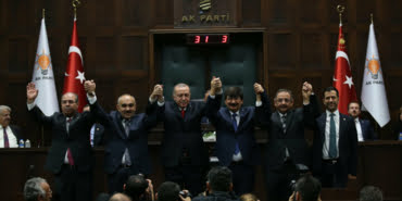 Türkiye Cumhurbaşkanı ve AK Parti Genel Başkanı Recep Tayyi