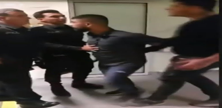 Polislere diklenen magandalar tutuklandı