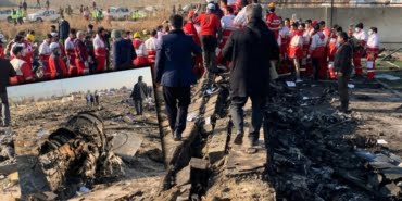 İran'da düşen yolcu uçağındaki 176 kişi hayatını kaybetti