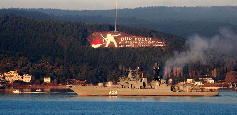 Rus savaş gemisi ‘Koramiral Kulakov’ Akdeniz’e iniyor
