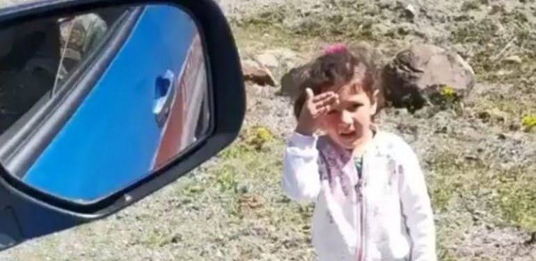 Yürek ısıtan görüntüler… Jandarmaya küçük selam