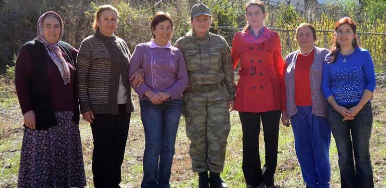 Şenay komutanın başlattığı proje, kadına şiddeti bitirdi