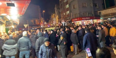 ORDU'DA CADDE VE SOKAKLAR DOLDU, TAŞTI.FOTO: DHA