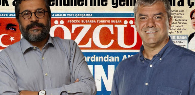 Sözcü yazarları birbirine girdi