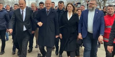 İçişleri Bakanı Süleyman Soylu, Yunanistan sınırında incelemelerde bulundu