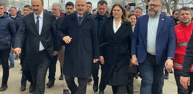İçişleri Bakanı Süleyman Soylu, Yunanistan sınırında incelemelerde bulundu