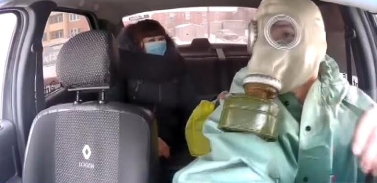 Taksi sürücüsünden tepki çeken ‘koronavirüs şakası’