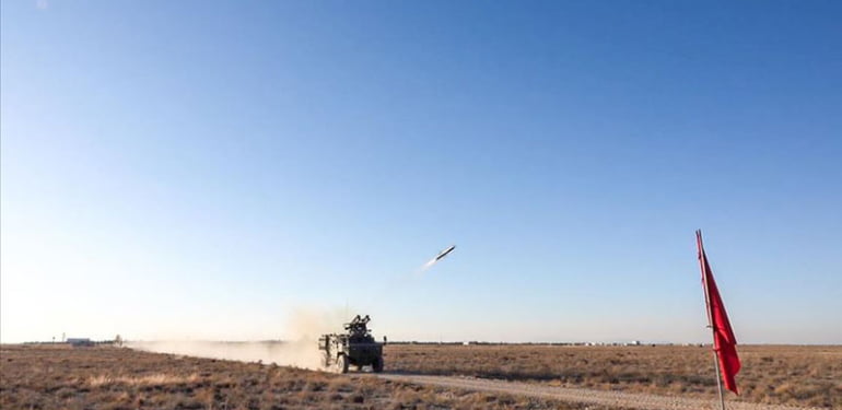 Yerli tank avcısı sahada