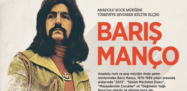 Anadolu rock ve pop müziğin önde gelen isimlerinden Barış Manço