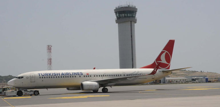 THY uçağı 19 Mayıs özel uçuşu için İstanbul’dan havalandı