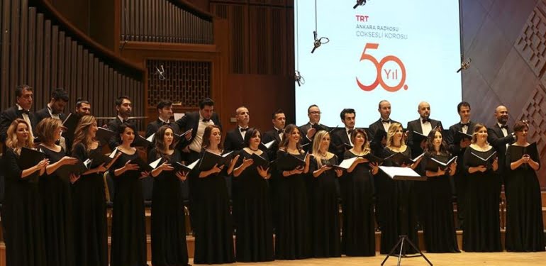 TRT Ankara Radyosu Çoksesli Korosu’ndan 50’nci yıl dönümü konseri