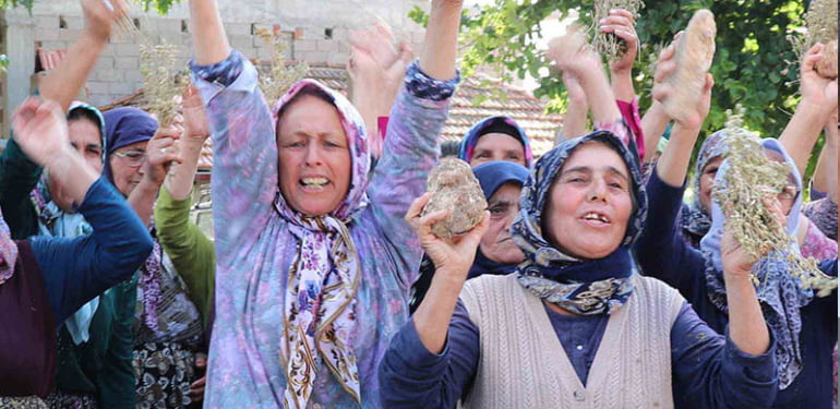 Denizli Güzelpınar’da taş ocağı eylemi