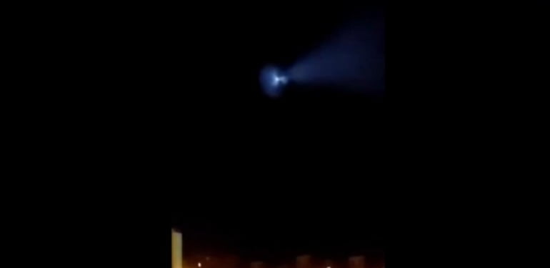 UFO sanılan cisim Rus füzesi çıktı (DHA)