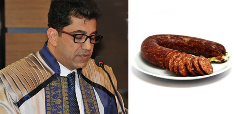 Sahte sucuk imalatçısı veteriner üniversiteye rektör oldu!