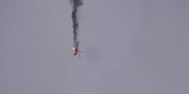İdlib'de muhalifler rejim helikopterini düşürdü (2)