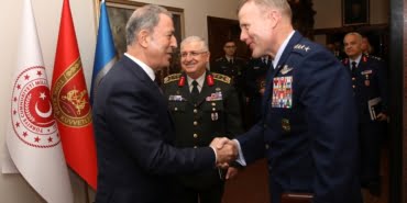 Milli Savunma Bakanı Hulusi Akar'ın kabulü