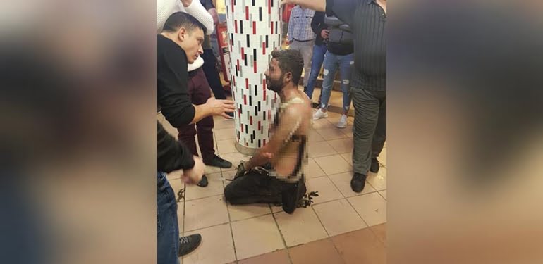 Eşiyle tartışan adam kendini ateşe verdi