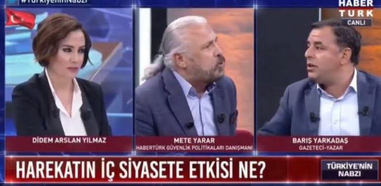 VİDEO- Haber Türk’te ortalık karıştı! Mete Yarar: Terbiyesiz herif