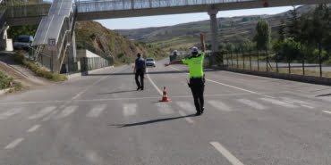 Yozgat'ta 50 ekiple trafik güvenliği uygulaması