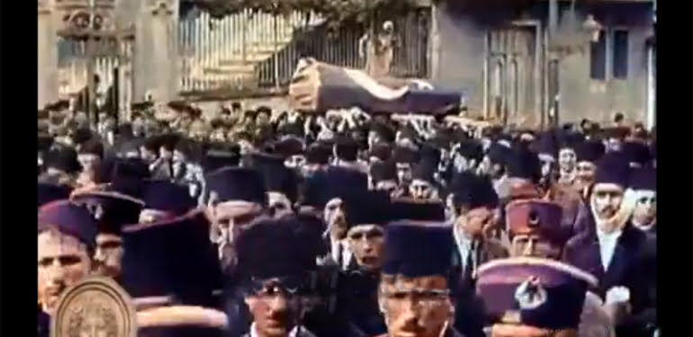 Ziya Gökalp böyle uğurlanmış… İşte o görüntüler