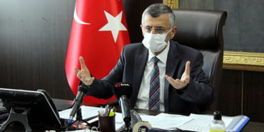 Zonguldak Valisi Erdoğan Bektaş, kentteki koronavirüsle müca
