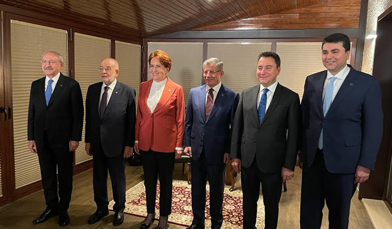 6 siyasi parti başkanının buluşmasının ardından açıklama