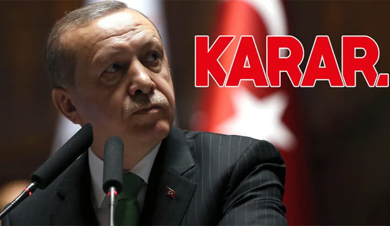 Karar gazetesi, Erdoğan için ‘Hadi inşallah’ diyen editörü kovdu