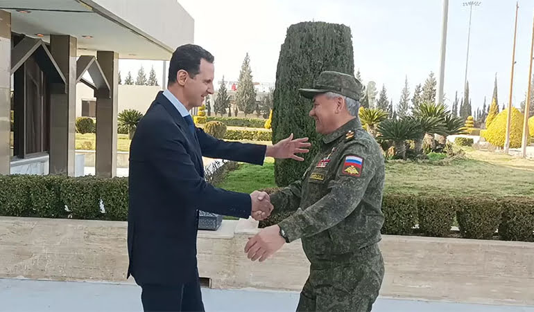 Rusya Savunma Bakanı Şoygu, Şam’da Beşar Esad’la görüştü