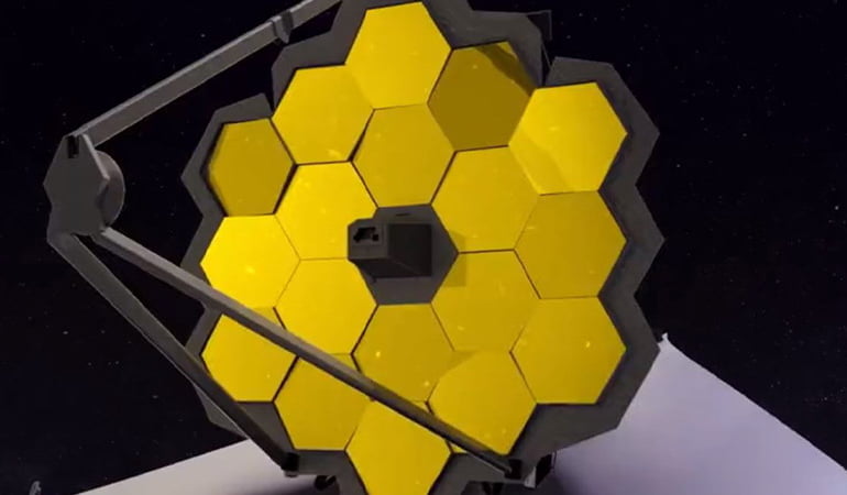 NASA’nın Webb Teleskobu ‘selfie’ gönderdi