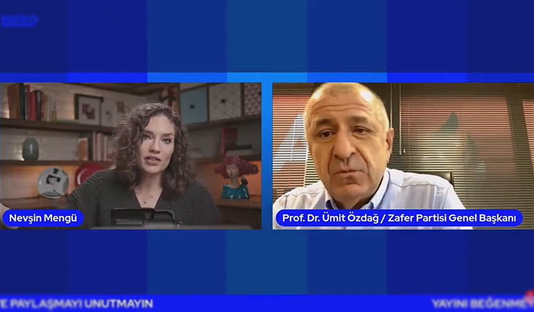 Ümit Özdağ’dan Nevşin Mengü’ye: Faşist misiniz?
