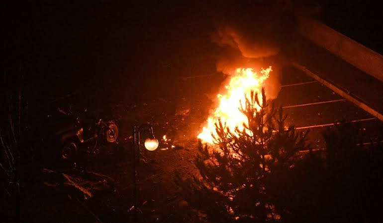 Donetsk’te şiddetli patlama