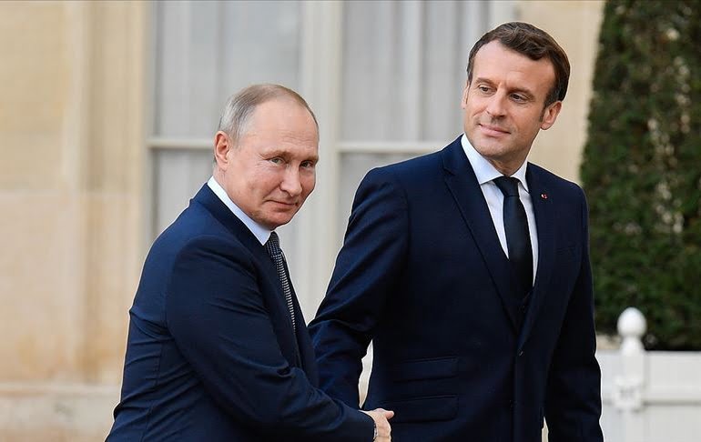 Putin ile Macron arasında Ukrayna görüşmesi