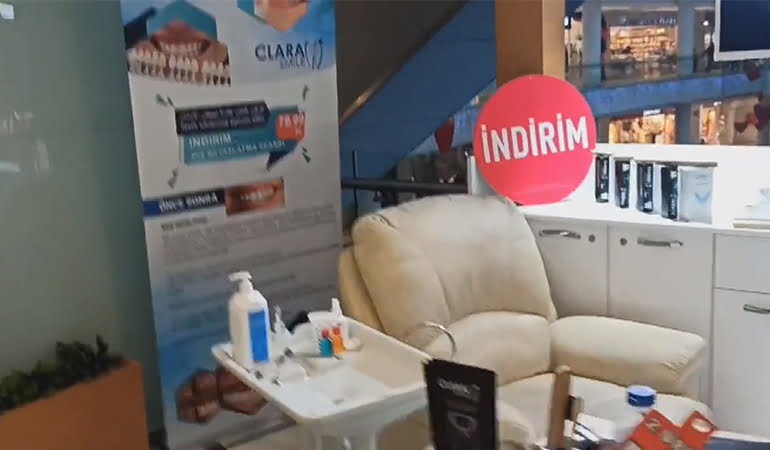 AVM’de skandal… Doktor olmadan ‘diş temizliği’ standı açtılar!