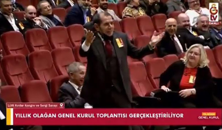 ‘Rahmetle anılan’ Dursun Özbek ‘Ben yaşıyorum’ diyerek ayağa kalktı