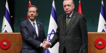 Cumhurbaşkanı Recep Tayyip Erdoğan - İsrail Cumhurbaşkanı Isaac Herzog