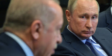 Президент РФ В. Путин встретился с президентом Турции Р. Т. Эрдоганом