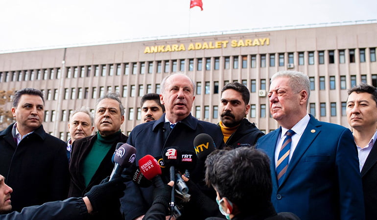 Muharrem İnce’ye 4 yıl 8 ay hapis istemi