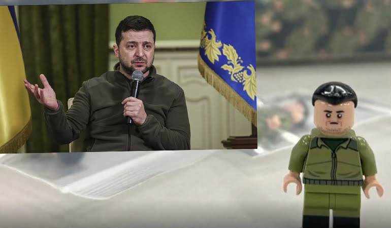 Zelenskiy’i oyuncak ettiler