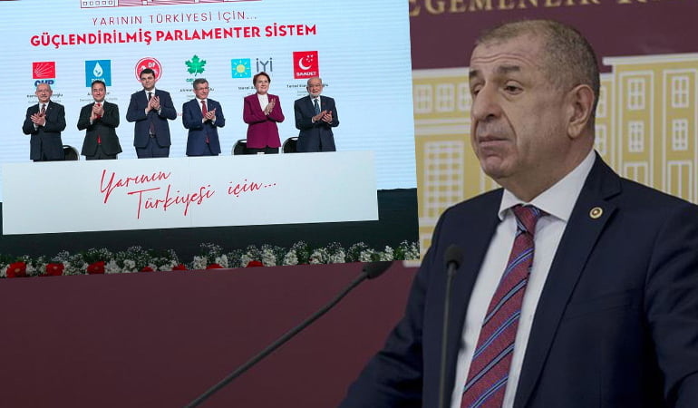 ‘AK-Millet İttifakı kurdular!’ Ümit Özdağ’dan sert 6’lı masa çıkışı