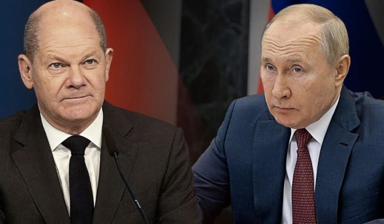 Olaf Scholz’la görüşen Putin, taleplerini sıraladı