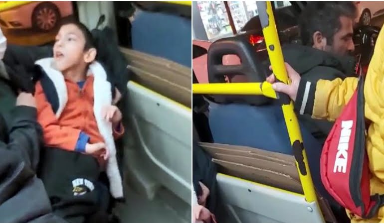 Engelli çocuğuyla minibüse binen kadına, şoförden ‘pes’ dedirten sözler